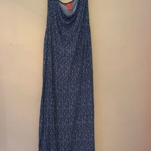 Joe Fresh Black and White Patterned Drop Waist Dress